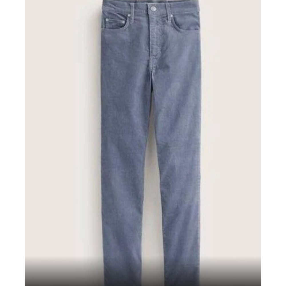 Boden Women's Corduroy Gray Straight Leg Jeans Size 14 R US Cotton Blend - Picture 11 of 11